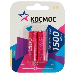 Космос HR6 1500mah KOCR6NIMH(1500MAH) BL2