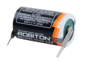 Robiton ER14250-P1M1 ER14250 1/2AA со штырьковыми выводами под пайку PK1