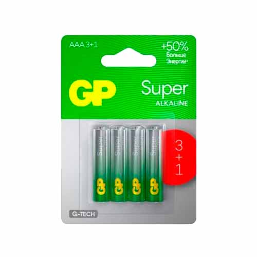 Картинка gp lr03 super alkaline g-tech 24aa213/1-2crsbc4 bl4 в Киликс