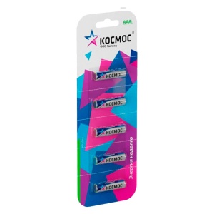 Космос LR03 Alkaline KOCLR035BL BL5 Космос LR03 Alkaline KOCLR035BL BL5