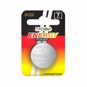 Трофи CR2330 Energy Power Lithium BL1