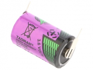 Tadiran SL-550/PR 1/2AA Pins radial с 2 выводами под пайку