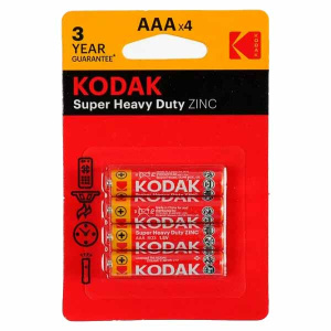 Kodak R03 Super Heavy Duty K3AHZ-4 BL4 