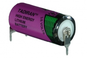 Tadiran SL-761/PTP 2/3AA Polarized pins с 3 выводами под пайку