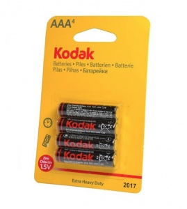 Kodak R03 Super Heavy Duty K3AHZ-4 BL4 (48шт) Kodak R03 Super Heavy Duty K3AHZ-4 BL4 (48шт)