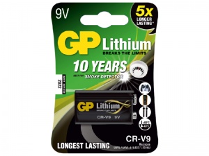 GP CR9V Lithium 9V CR-V9SD-2UE1 BL1 GP CR9V Lithium 9V CR-V9SD-2UE1 BL1