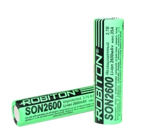 Robiton 18650 SON2600 35А (Sony 18650VTC5A) без защиты PK1 Robiton 18650 SON2600 35А (Sony 18650VTC5A) без защиты PK1