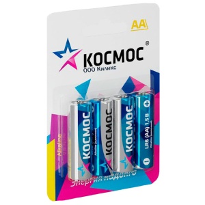 Космос LR6 Alkaline KOCLR64BL_CLASSIC BL4 Космос LR6 Alkaline KOCLR64BL_CLASSIC BL4