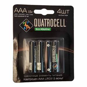 Quatrocell AAA LR03 Eco BL4
