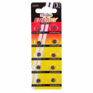 Трофи AG4 (377) LR626, LR66 Buttron Cells BL10