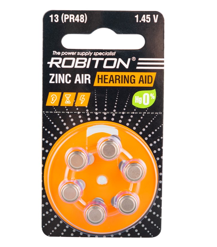 Картинка robiton r-za13-bl6 13 pr48 da13 v13a hearing aid bl6 в Киликс