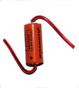 Minamoto ER14335/W 2/3АА 3.6v с аксиальными выводами