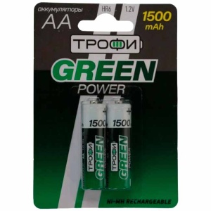 Трофи HR6 1500mah Green Power BL2