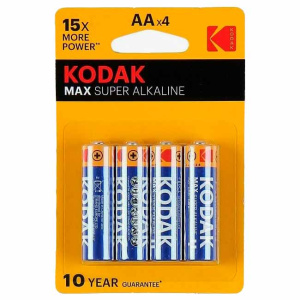 Kodak LR6 MAX SUPER ALKALINE KAA-4 BL4