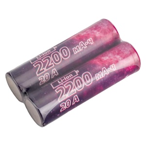 Космос 18650 2200mah KOC18650Li22UL20CS2 без защиты высокотоковый с низкой шляпкой SR2