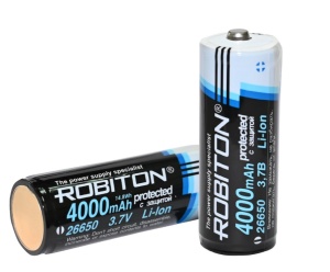 Robiton Li26650 4000мАч с защитой PK1