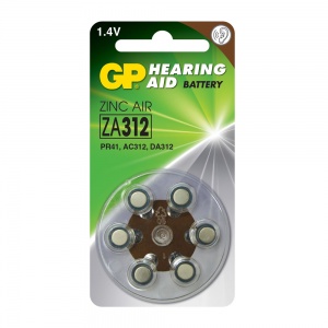 GP ZA312F Hearing Aid PR41 ZA312FRA-9D6 для слуховых аппаратов BL6 GP ZA312F Hearing Aid PR41 ZA312FRA-9D6 для слуховых аппаратов BL6