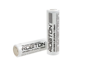 Robiton 18650 LiFe18650 1100мАч без защиты PK1 Robiton 18650 LiFe18650 1100мАч без защиты PK1