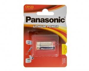 Panasonic CR123A Lithium Power CR-123AL/1BP BL1