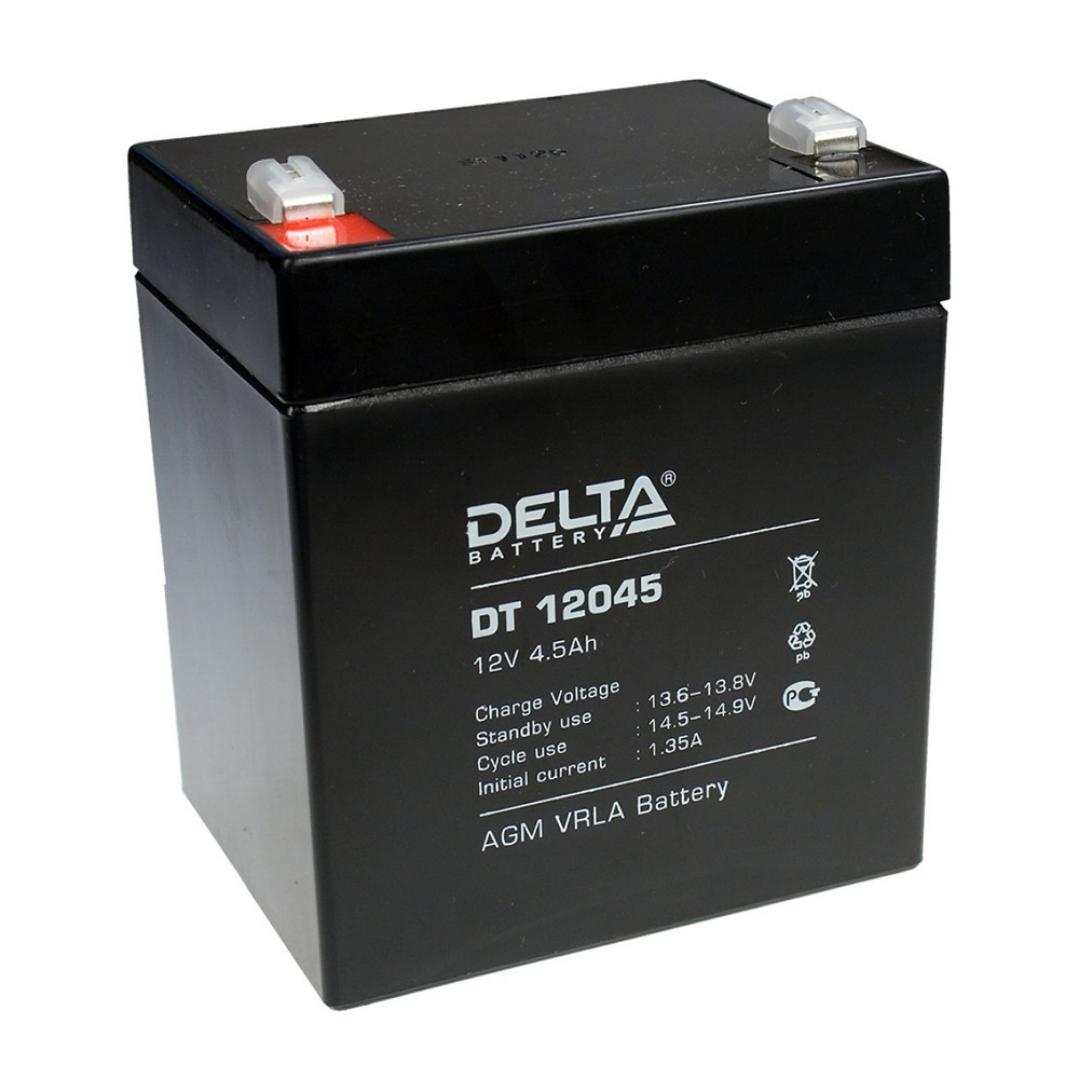 Аккумулятор 12v 5. Delta DT 12045 12v 4.5Ah. Delta Battery DT 12045. Аккумулятор Delta DT 12045 (12v/4.5Ah). DT 12045 Delta аккумуляторная батарея.
