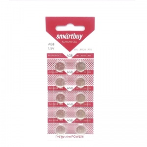 Smartbuy AG8 (LR55, 381, LR1120) SBBB-AG8-10B BL10 Smartbuy AG8 (LR55, 381, LR1120) SBBB-AG8-10B BL10