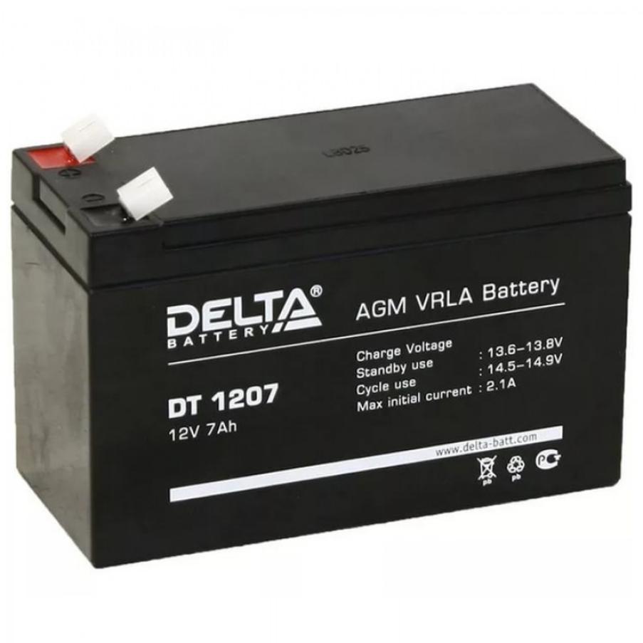 Батарея аккумуляторов с внутренним. АКБ Delta DT 1207. Акк.бат. Delta DT 1207 (12v 7ah). Батарея Delta DT 1207. Батарея Delta DT 1207 (12v, 7ah) <DT 1207>.