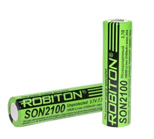 Robiton 18650 SON2100 30А (Sony US18650VTC4) без защиты PK1 Robiton 18650 SON2100 30А (Sony US18650VTC4) без защиты PK1