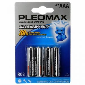 Pleomax R03 Super Heavy Duty BL4 (40шт) Pleomax R03 Super Heavy Duty BL4 (40шт)