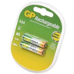 GP HR03 950mah 95AAAHC-2DECRC2 NI-MH BL2 GP HR03 950mah 95AAAHC-2DECRC2 NI-MH BL2