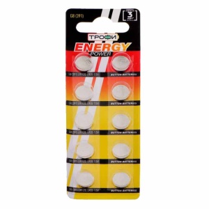 Трофи AG8 (391) LR1120, LR55 Buttron Cells BL10