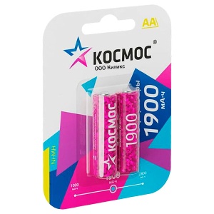 Космос HR6 1900mah KOCR6NIMH(1900MAH) BL2