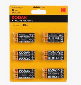 Kodak LR03 XTRALIFE Alkaline perforated KAAA-2x6 6x2BL BL12 Kodak LR03 XTRALIFE Alkaline perforated KAAA-2x6 6x2BL BL12