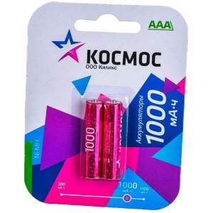 Космос HR03 1000mah KOCR03NIMH(1000MAH) BL2