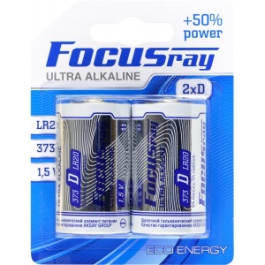 FocusRay LR20 ULTRA ALKALINE BL2 (24шт) FocusRay LR20 ULTRA ALKALINE BL2 (24шт)