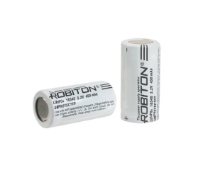 Robiton LiFe16340-450 450мАч без защиты PK1 Robiton LiFe16340-450 450мАч без защиты PK1