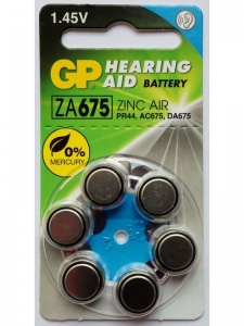 GP ZA675F Hearing Aid PR44 ZA675FRA-ED6 для слуховых аппаратов BL6 GP ZA675F Hearing Aid PR44 ZA675FRA-ED6 для слуховых аппаратов BL6
