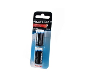 Robiton 16340 550мАч 3.7В с защитой BL2 Robiton 16340 550мАч 3.7В с защитой BL2