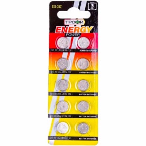 Трофи AG13 (357) LR1154, LR44 Buttron Cells BL10