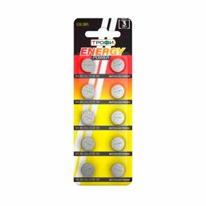 Трофи AG10 (389A) LR1130 Buttron Cells BL10