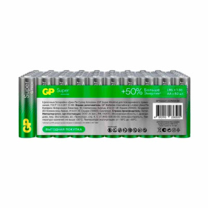 GP LR6 Super Alkaline G-TECH 15AA21-2CRSWC60 SR60