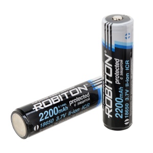 Robiton 18650 2.2/Li18650 (Samsung ICR18650) с защитой PK1 Robiton 18650 2.2/Li18650 (Samsung ICR18650) с защитой PK1