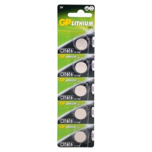 GP CR1616 Lithium CR1616RA-7C5 BL5