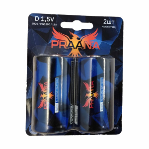 Praana D LR20 Basic Alkaline BL2