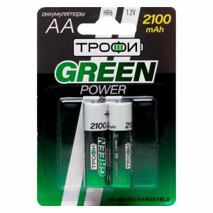 Трофи HR6 2100mah Green Power BL2
