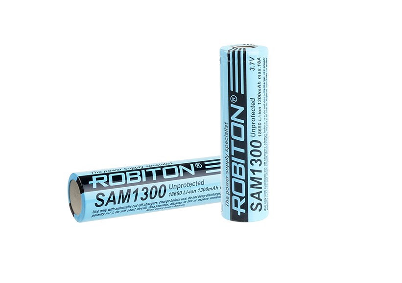 Картинка robiton 18650 sam1300 18а (samsung inr18650-13l) без защиты pk1 в Киликс