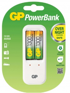 GP PB410GS130-2CR2 (+2xАA 1300mah) AA-AAA GP PB410GS130-2CR2 (+2xАA 1300mah) AA-AAA