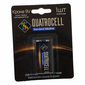 Quatrocell 9V 6LR61 Standard BL1