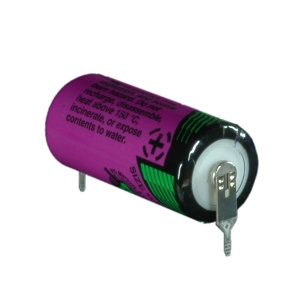 Tadiran SL-361/PR 2/3AA Pins radial с 2 выводами под пайку