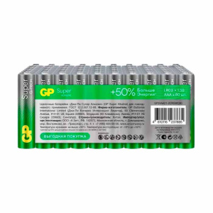 GP LR03 Super Alkaline G-TECH 24AA21-2CRSWC80 SR80