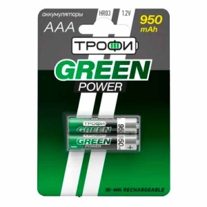 Трофи HR03 950mah Green Power BL2